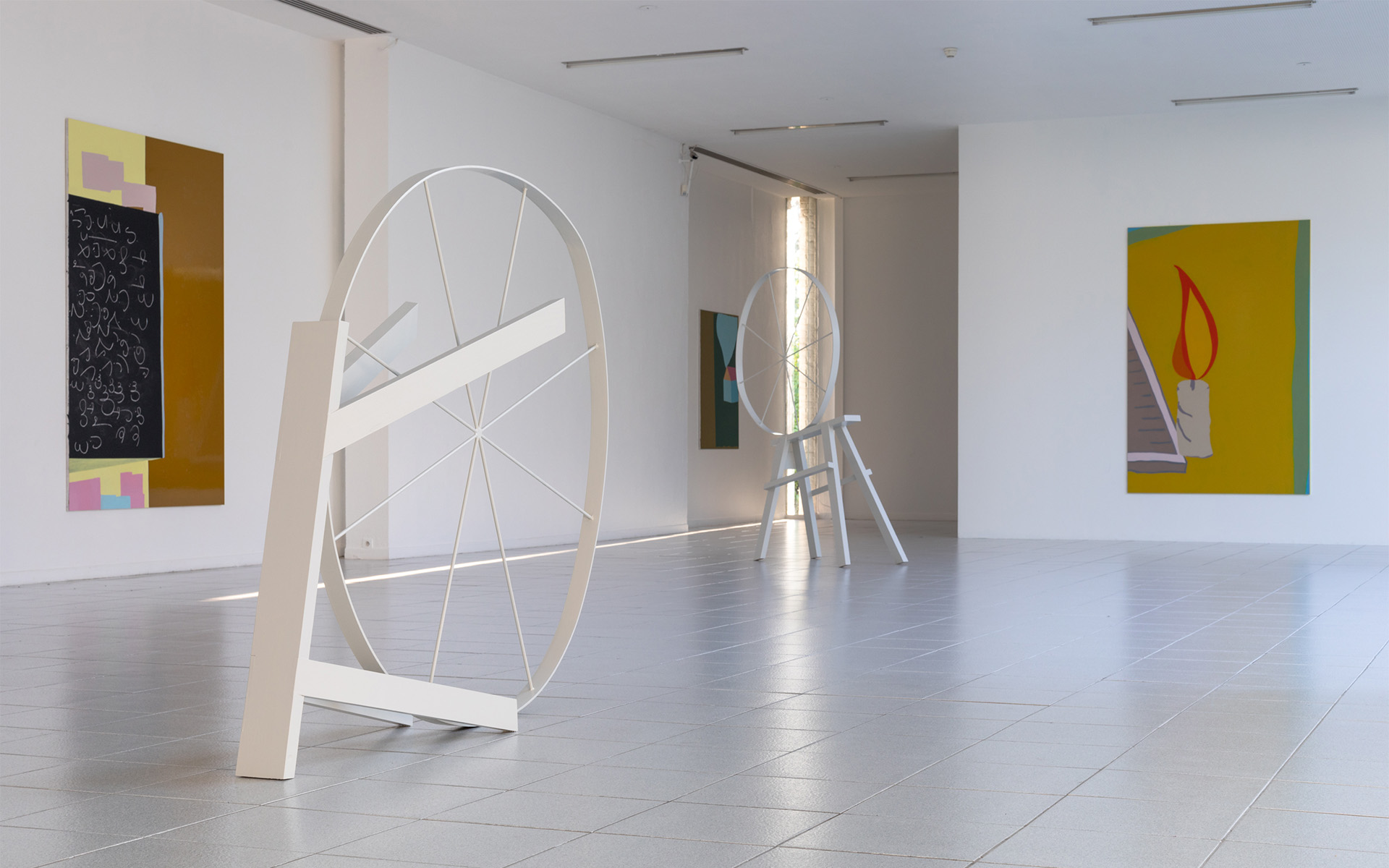 Gary Hume — Destroyed School Paintings, 2020, Museum Dhondt-Dhaenens, Deurle, Belgium. Photo: Rik Vannevel