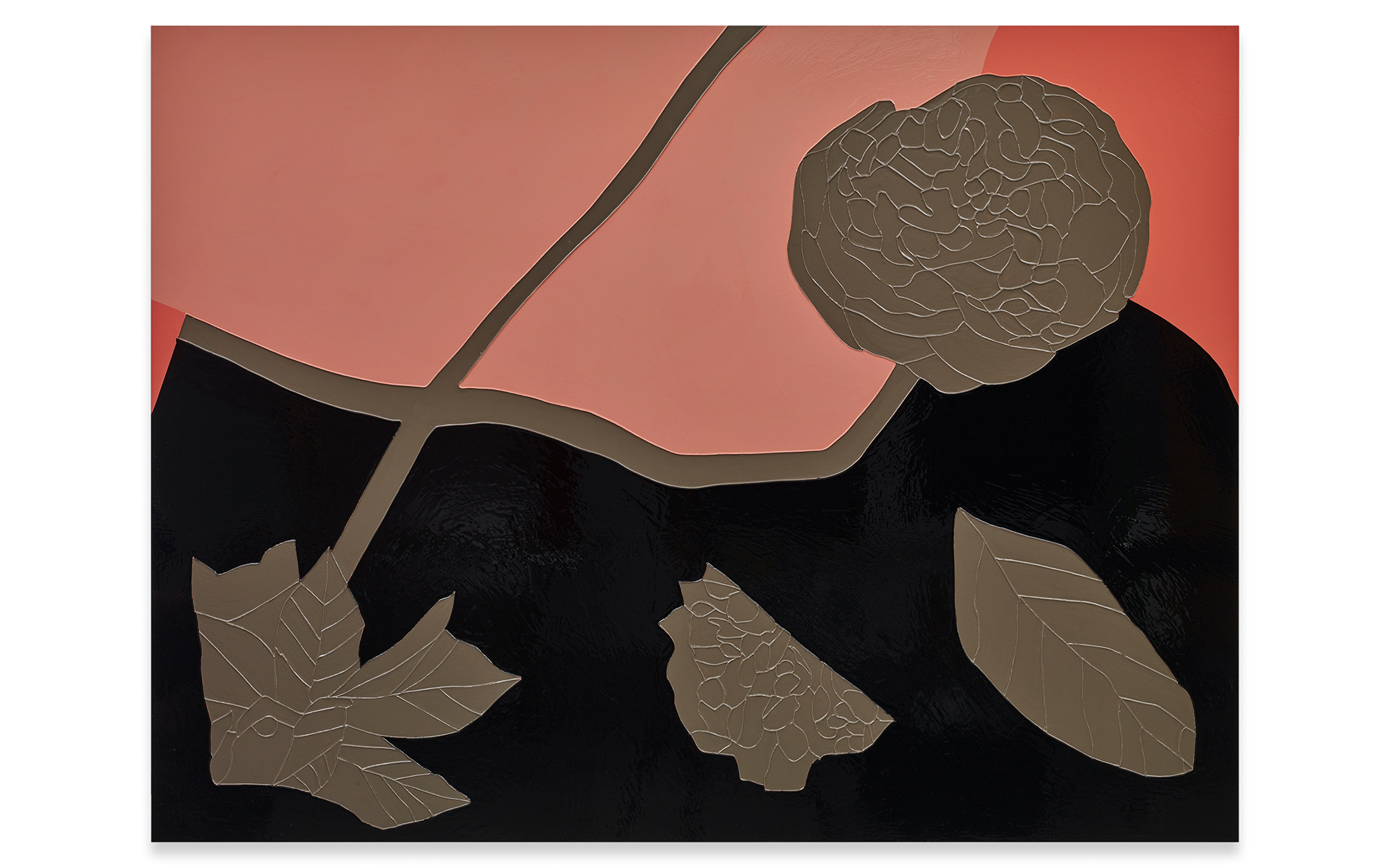 Gary Hume, An Apple In The Orchard, 2015, Gloss paint on aluminium. Courtesy the artist, Matthew Marks Gallery & Sprüth Magers