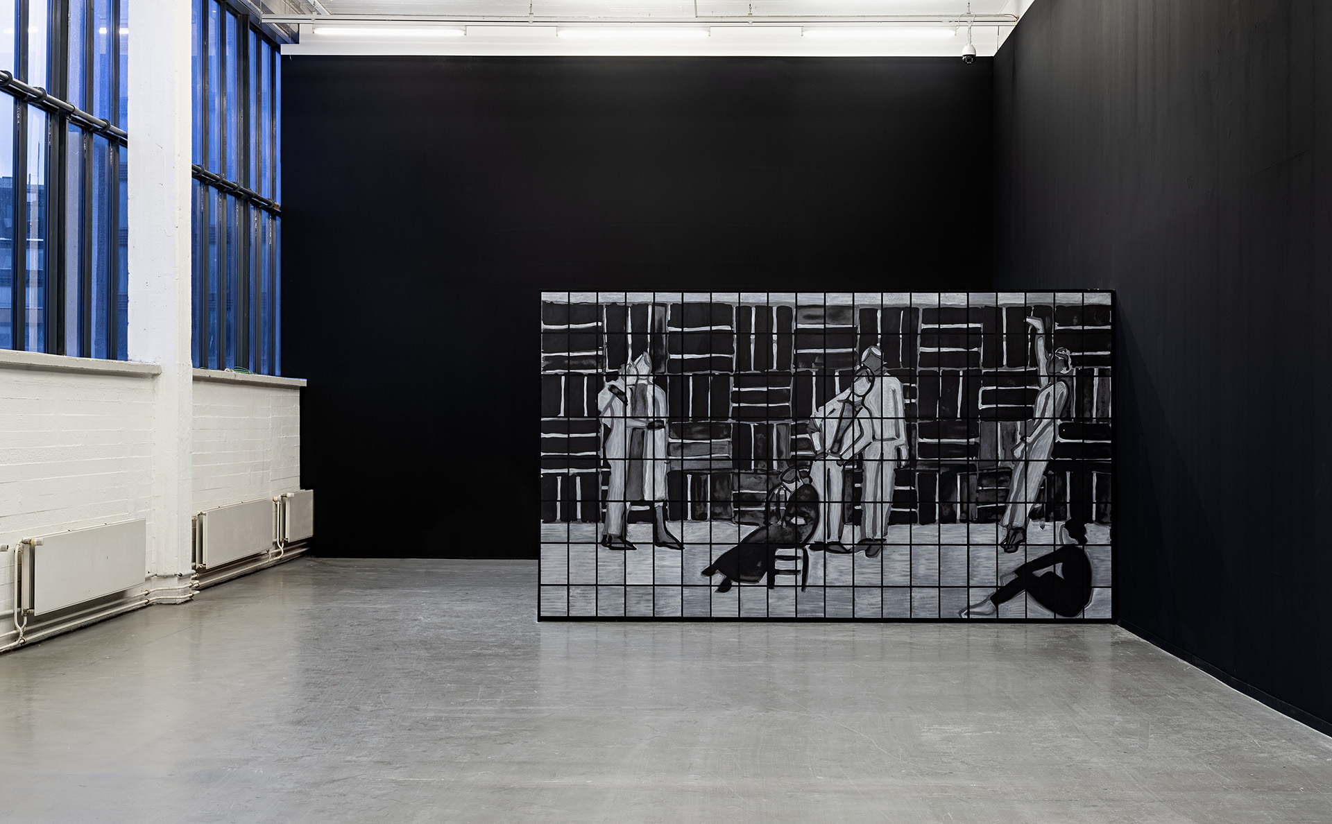 Silke Otto-Knapp, Bühnenbilder , Kunstverein in Hamburg, 2024, Untitled , 2022, Installation view. Photography by Fred Dott. Courtesy greengrassi, London and Mutina, Milano.